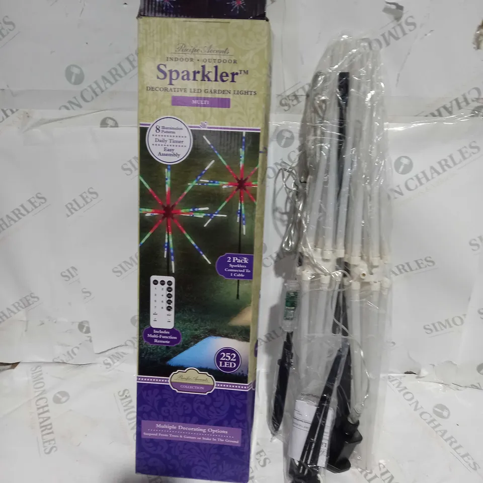 BOXED PACIFIC ACCENTS SPARKLER DECORATIVE LED GARDEN LIGHTS