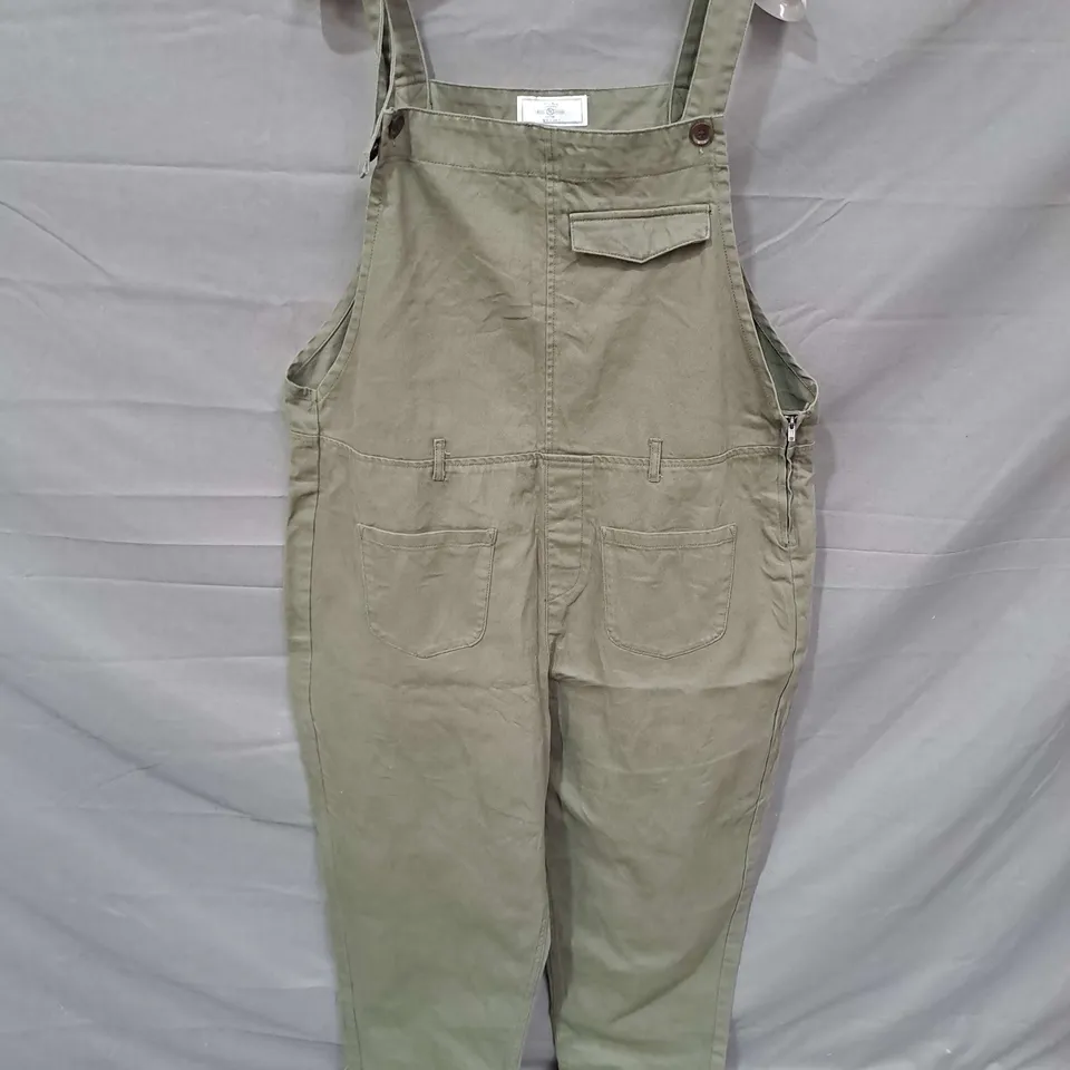 FATFACE DUNGAREES IN KHAKI SIZE 18R