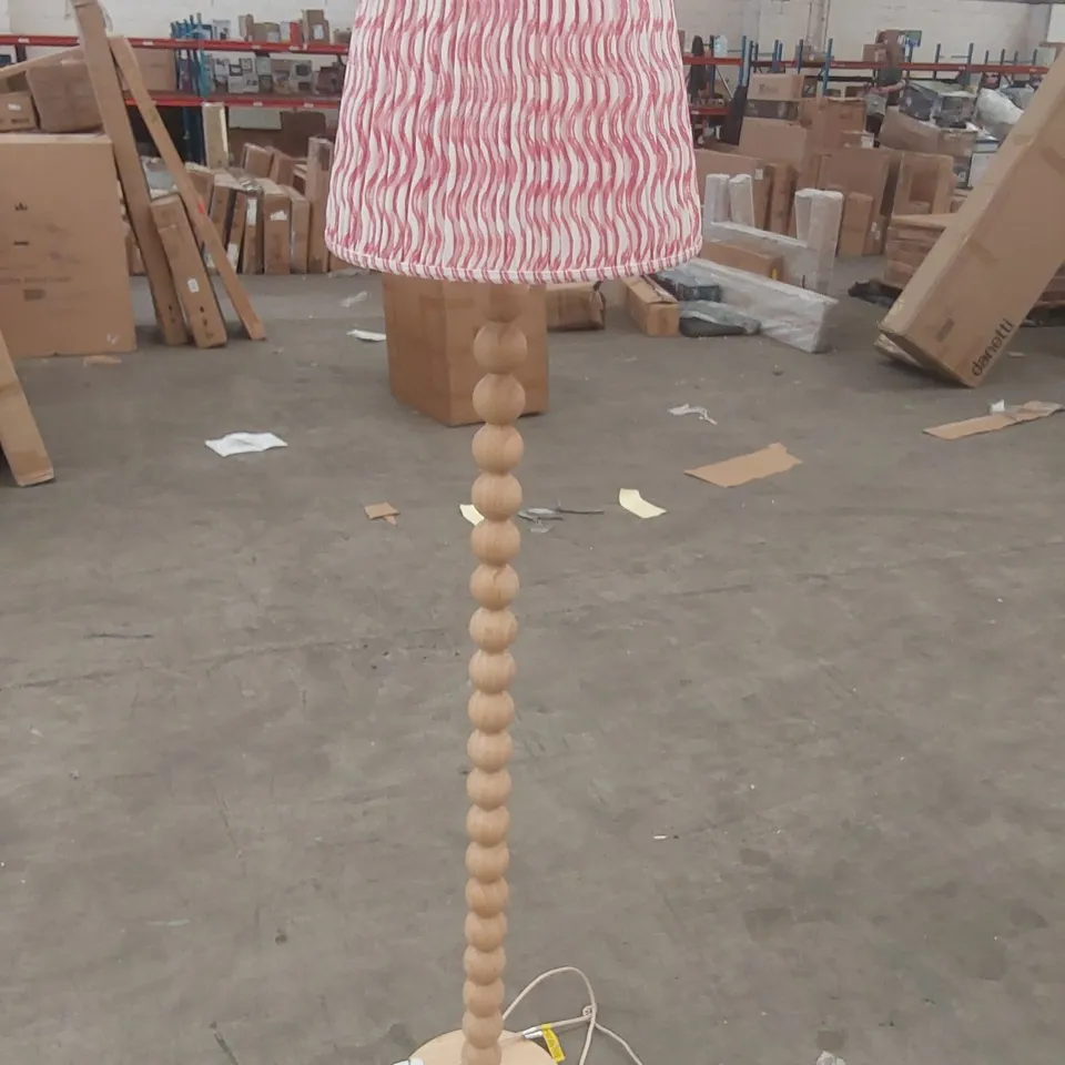 DESIGNER WOODEN FLOOR LAMP
