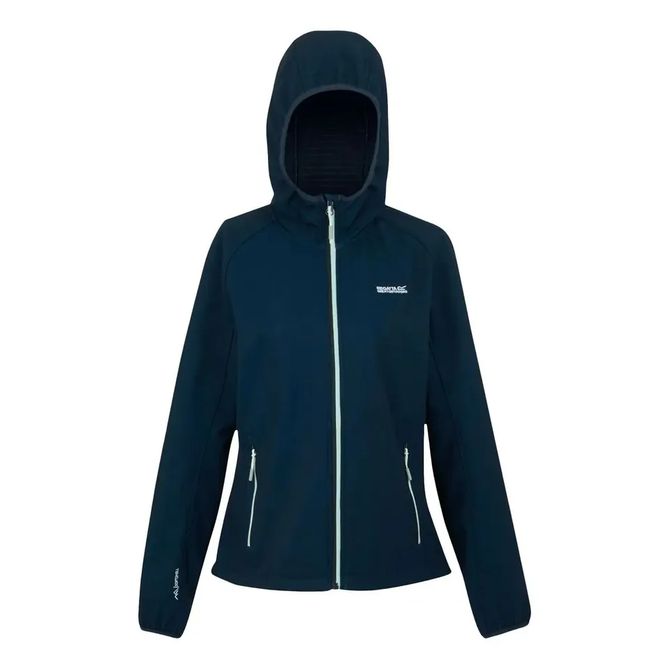 BRAND NEW REGATTA WOMEN'S WATERPROOF JACKET AREC III NAVY MARL (ICY MORN) UK 10