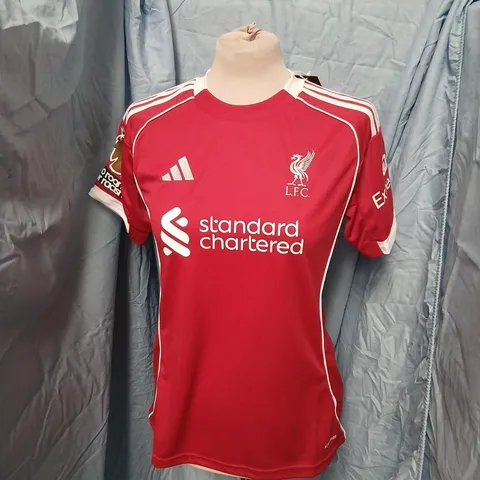 LIVERPOOL FC HOME SHIRT – DIOGO J. – NO. 20 – ADIDAS OFFICIAL LICENSED PRODUCT, UK SIZE S