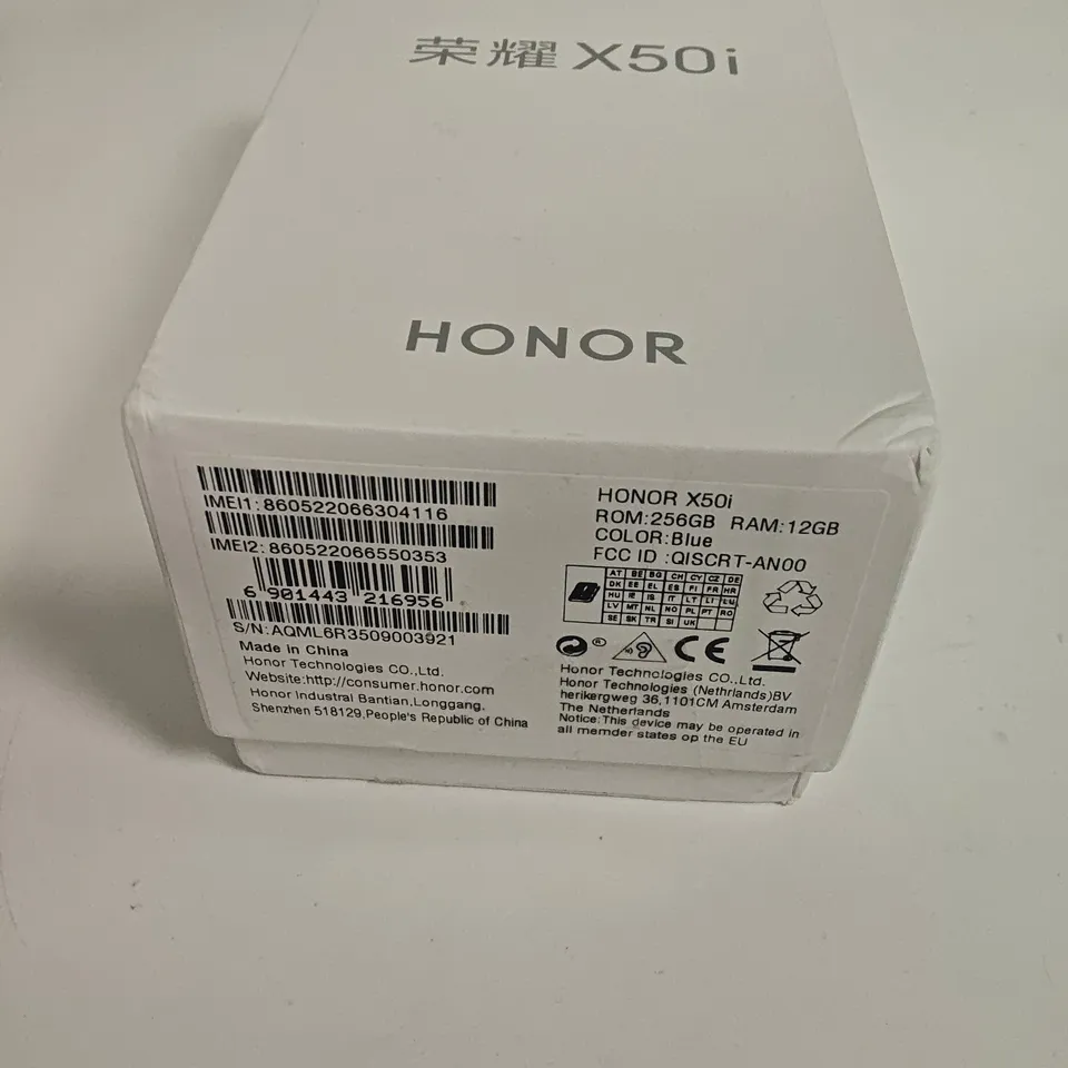 BOXED HONOR X50I 12GB/256GB IN BLUE
