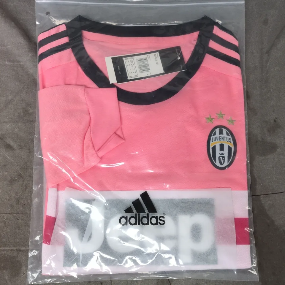 BAGGED ADIDAS 2015-2016 JUVENTUS AWAY FOOTBALL SHIRT SIZE MEDIUM