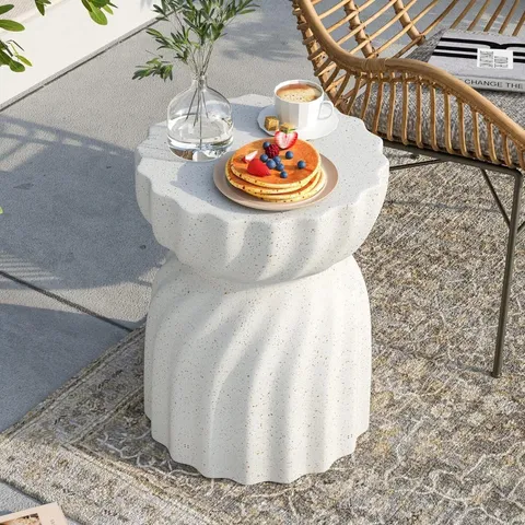 BOXED FATIVO UNIQUE OUTDOOR SIDE TABLE (1 BOX)