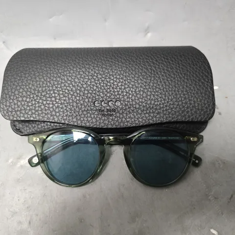 GARRETT LEIGHT CLUNE X SUN JUNIPER/PURE BLUE SUNGLASSES