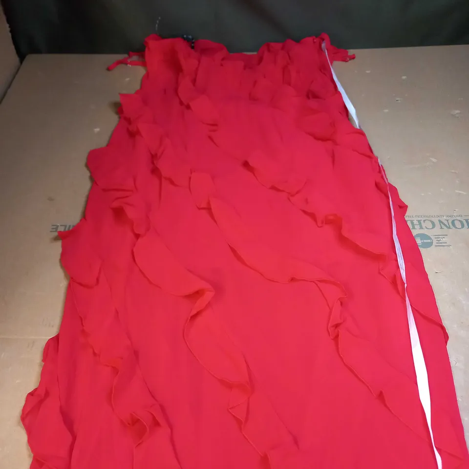 MISS GUIDED CHIFFON DRESS SIZE 18