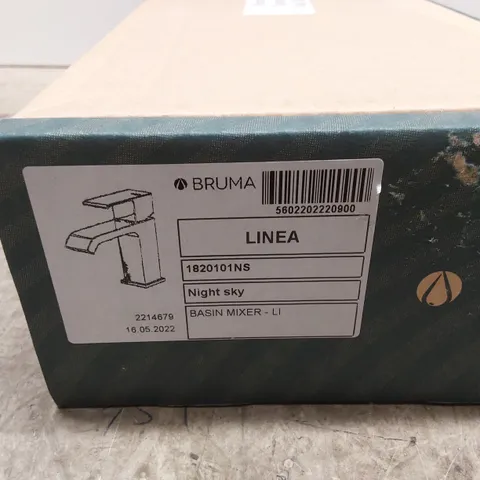 BOXED BRUMA LINEA BASIN MIXER - NIGHT SKY