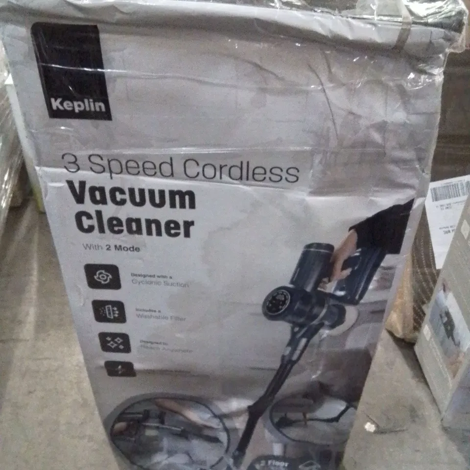 BOXED KEPLIN 3 SPEED CORDLESS VACUUM CLEANER 