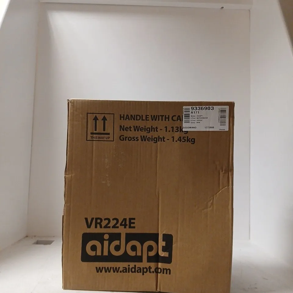 AIDAPT VR224E VISCOUNT 6 RAISED TOILET SEAT – WHITE, BOXED