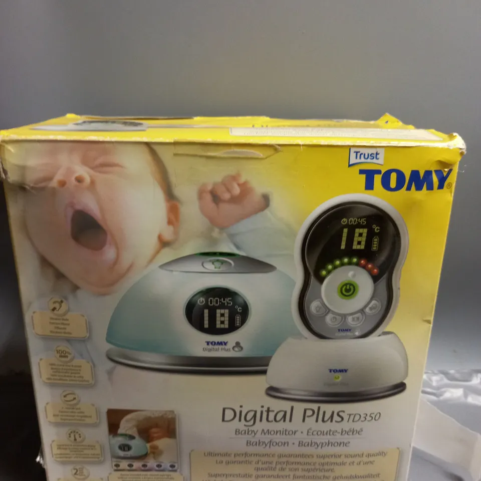 BOXED TOMY DIGITAL PLUS TD350 BABY MONITOR