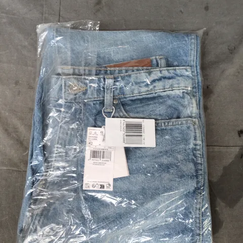 BAGGED MANGO 328 CECILIA JEANS IN BLUE SIZE UK 14