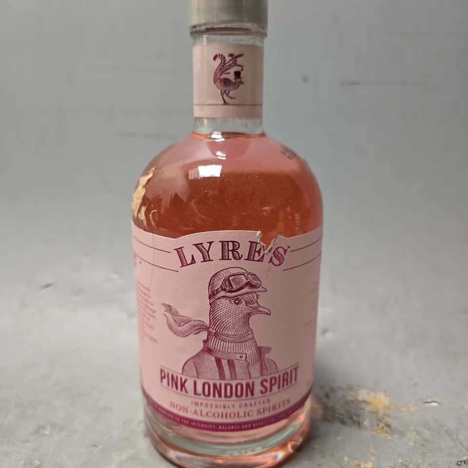 LYRE'S PINK LONDON SPIRIT NON ALCOHOLIC SPIRITS 