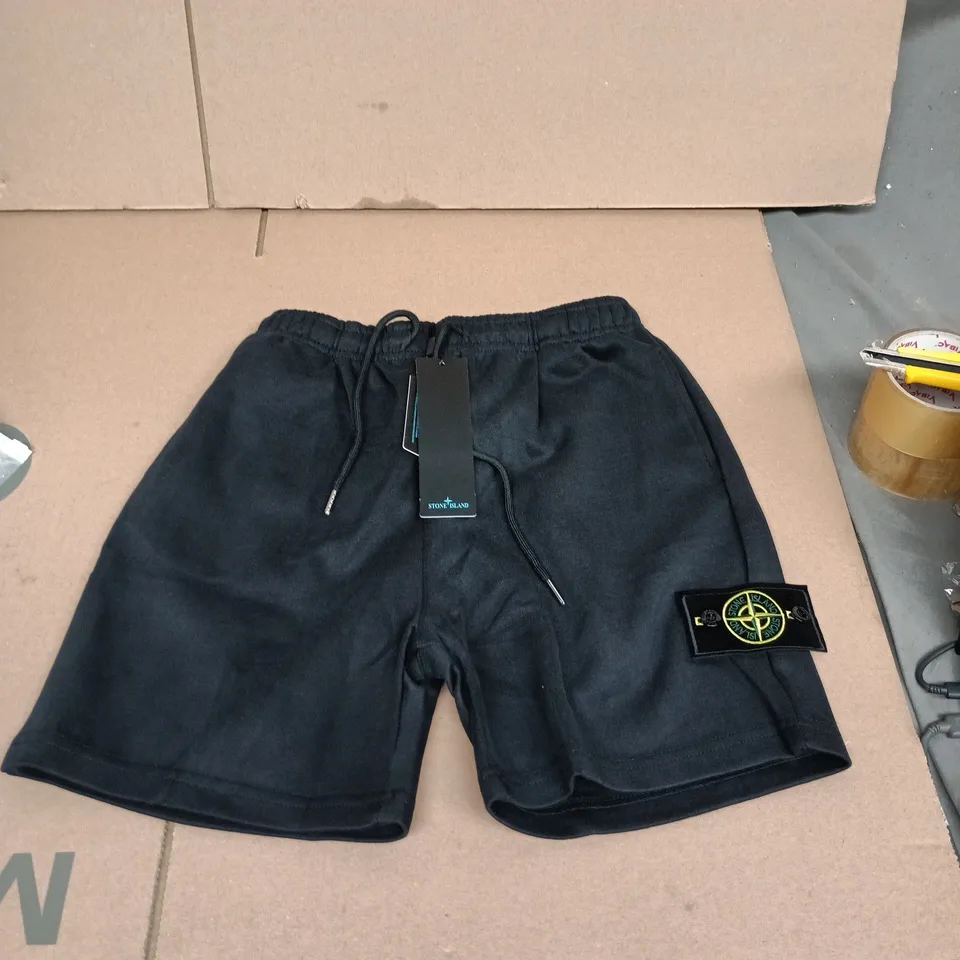 Stone Island Black Shorts – Size 160 (EU)