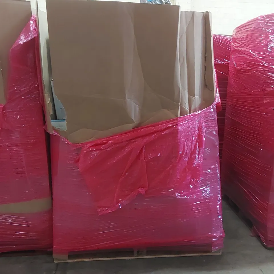 PALLET OF ASSORTED ITEMS TO INCLUDE: JOIE BABY CHAIR, OFFICE CHAIR, MINKY 3 TIER AIRERS, PUZZLE MATS ECT