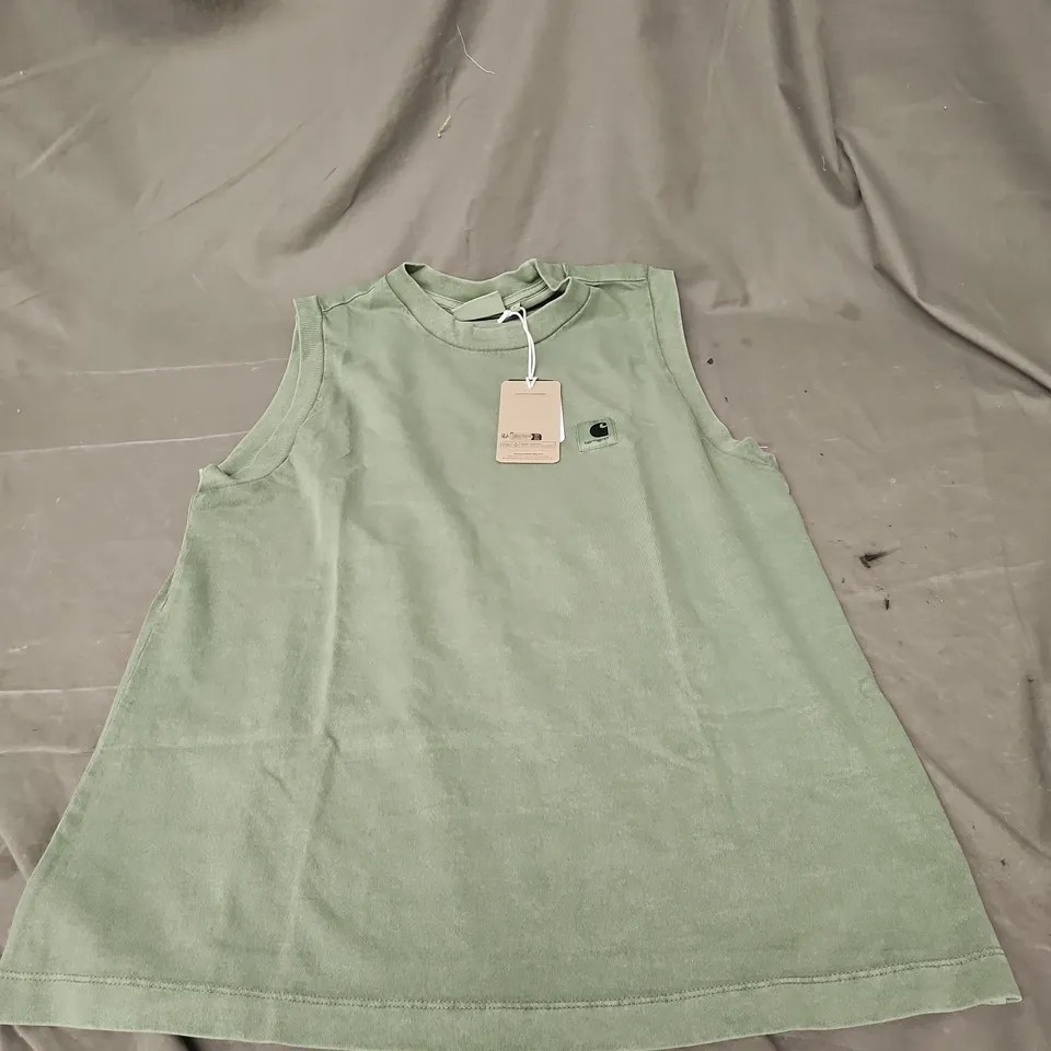 CARHARTT WIP NELSON VEST IN GREEN SIZE L