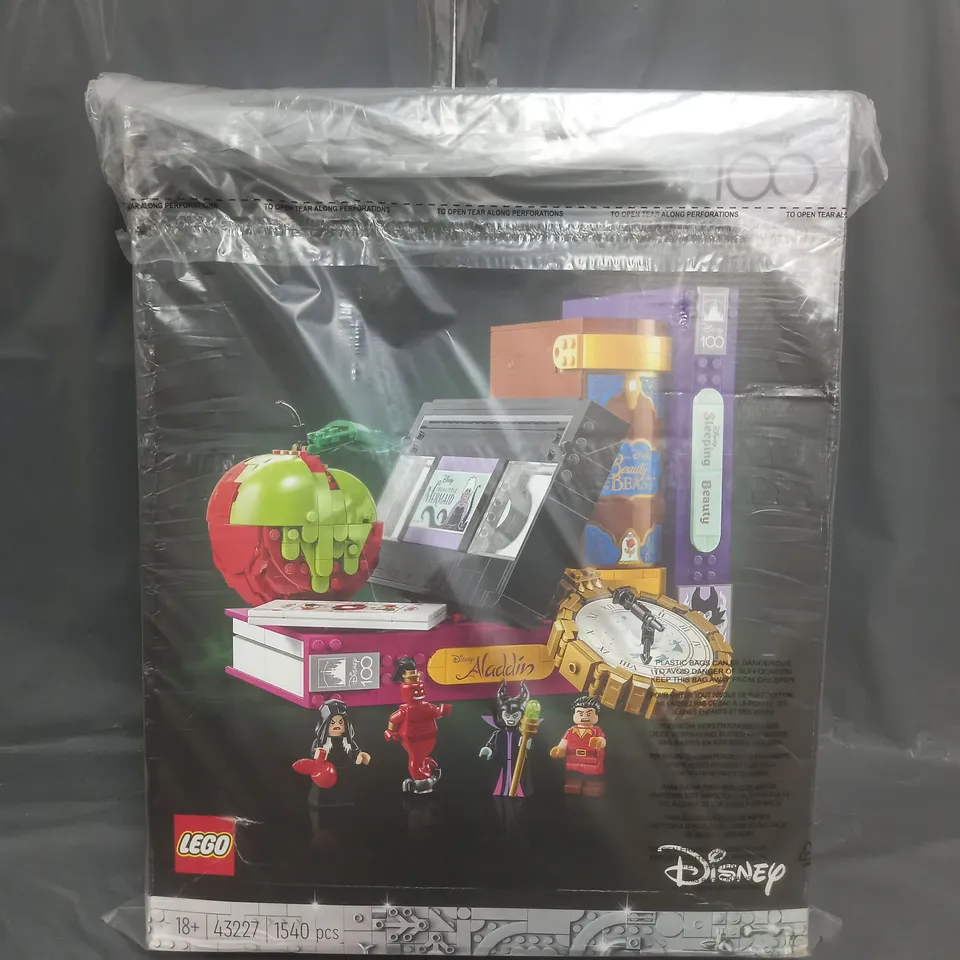 BOXED LEGO DISNEY VILLAIN ICONS SET FOR ADULTS 43227 RRP £125