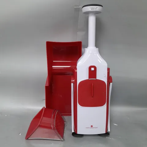 OUTLET COOK'S ESSENTIALS VERTICAL MANDOLINE IN RED