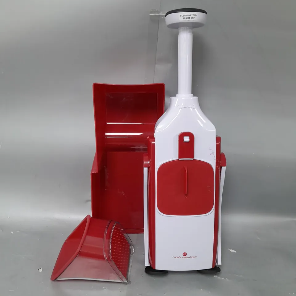 OUTLET COOK'S ESSENTIALS VERTICAL MANDOLINE IN RED