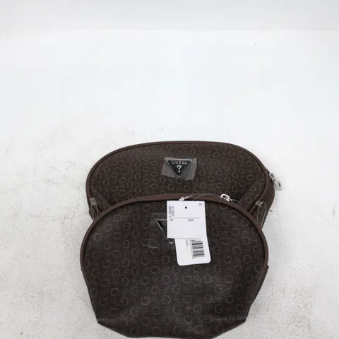 GUESS BROWN MONOGRAM BAGS