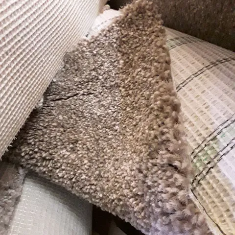 ROLL OF QUALITY BROWN CARPET