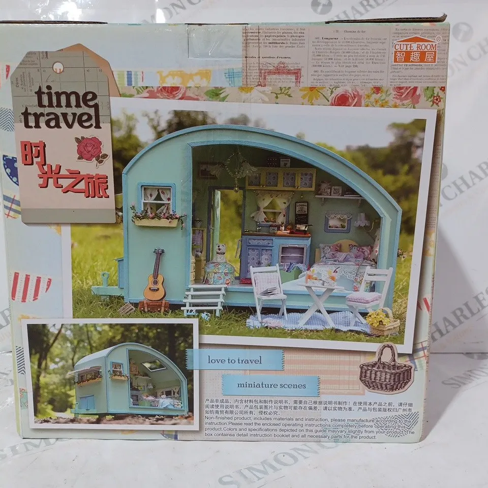 BOXED TIME TRAVEL MINIATURE SCENES DOLL HOUSE