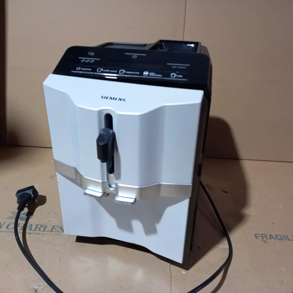 SIEMENS BEAN TO CUP FULLY AUTOMATIC COFFEE MACHINE - SILVER