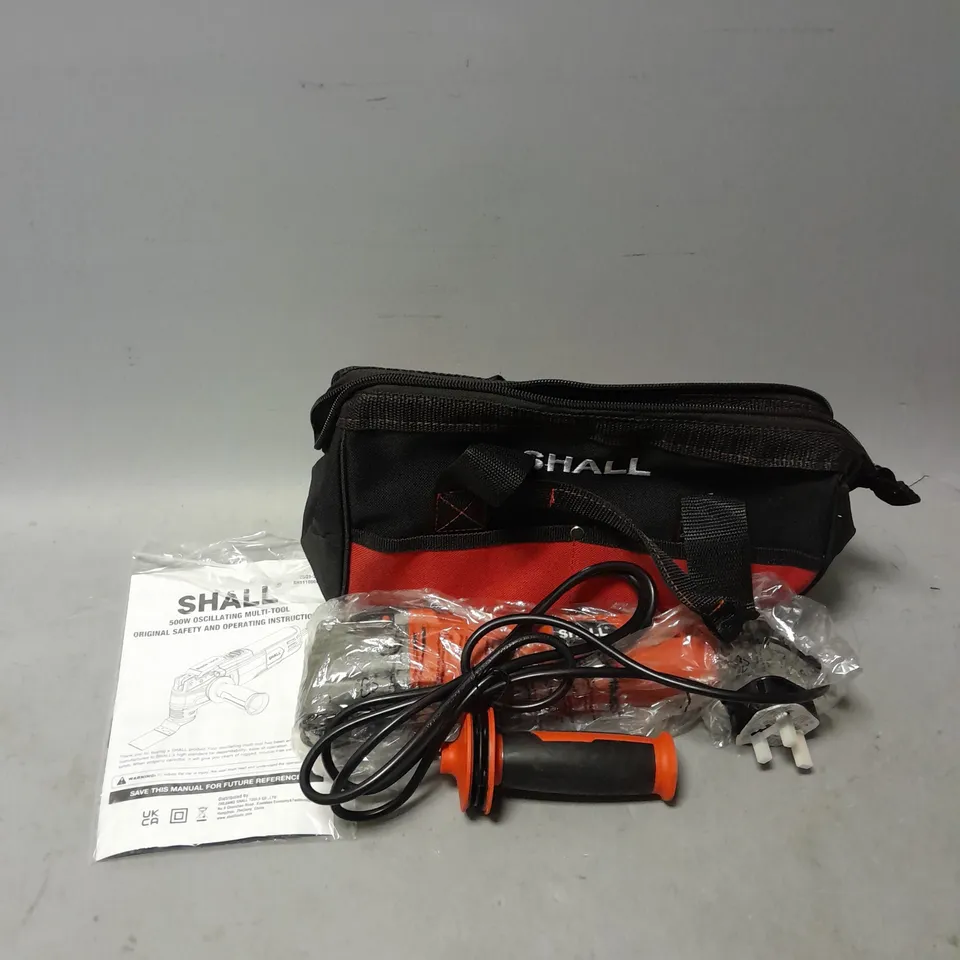 SHALL 500W OSCILATING MULTI-TOOL IN RED/BLACK