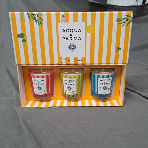 ACQUA DI PARMA SET OF 3 SCENTED CANDLES