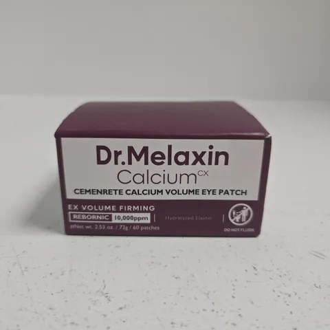 DR. MELAXIN CALCIUM VOLUME EYE PATCH – 60 PATCHES, BOXED AND SEALED