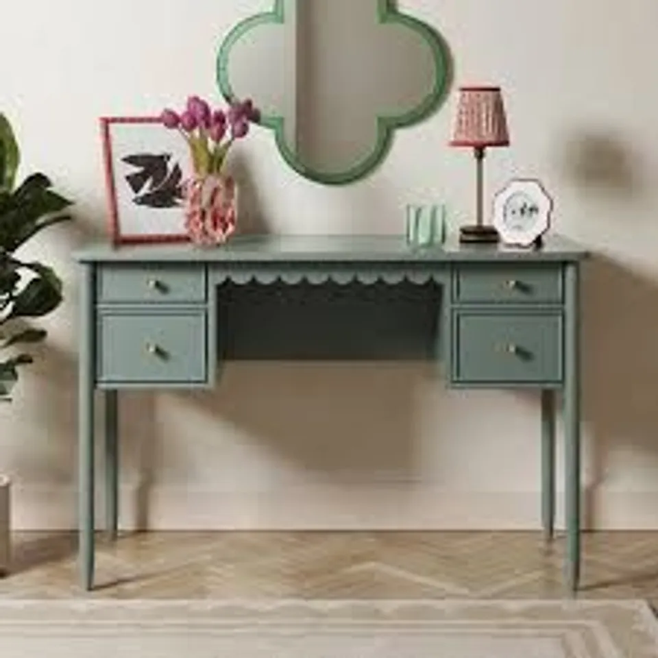 BOXED REMI DRESSING TABLE - GREEN (1 BOX)