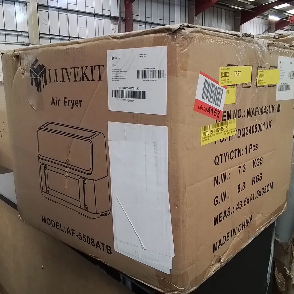 BOXED DUAL AIR FRYER 9L, 2 X 4.5L DUAL ZONE AIR FRYER (1 BOX)