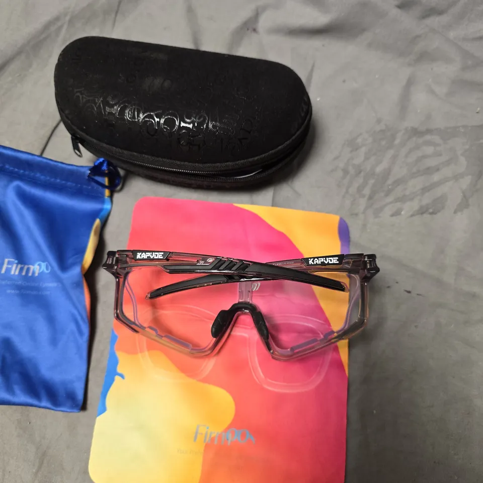 FIRMOO KAPVOE EYEWEAR GLASSES WITH HARD CASE AND BLUE POUCH