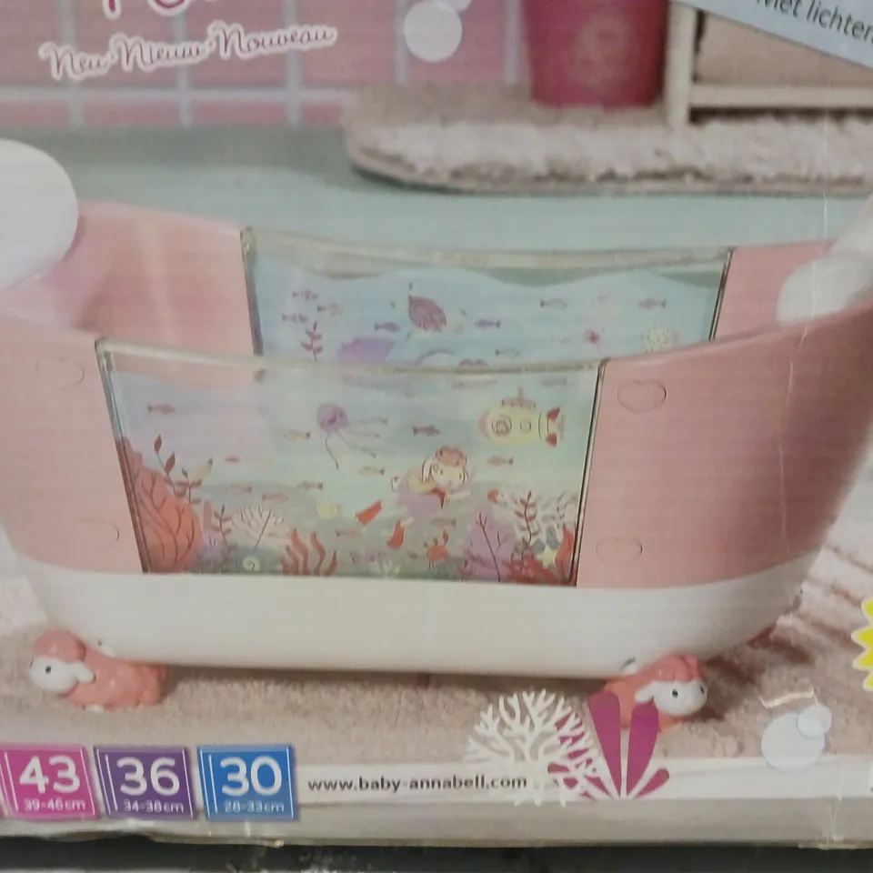 BABY ANNABELL LET'S PLAY BATH TIME RRP £34.99
