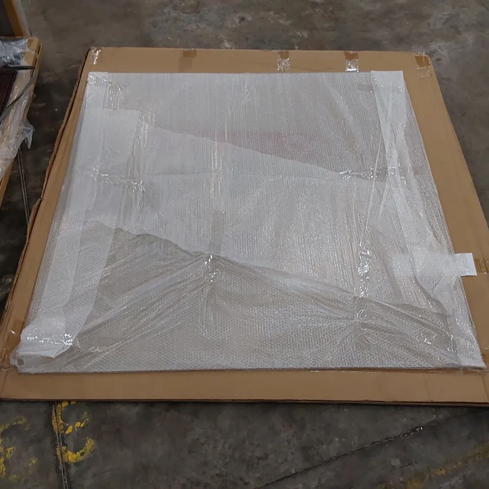 BOXED BARCELONA RATTAN TABLE WITH GLASS TOP // 120 X 120cm (2 BOXES)