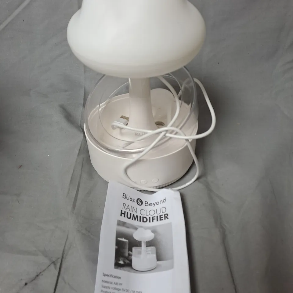 BLISS & BEYOND RAIN CLOUD HUMIDIFIER