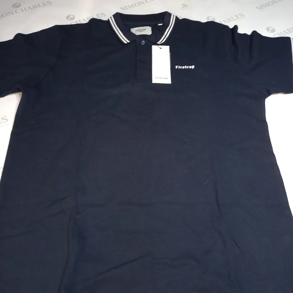 FIRETRAP MENS LAZER POLO SHIRT - XL