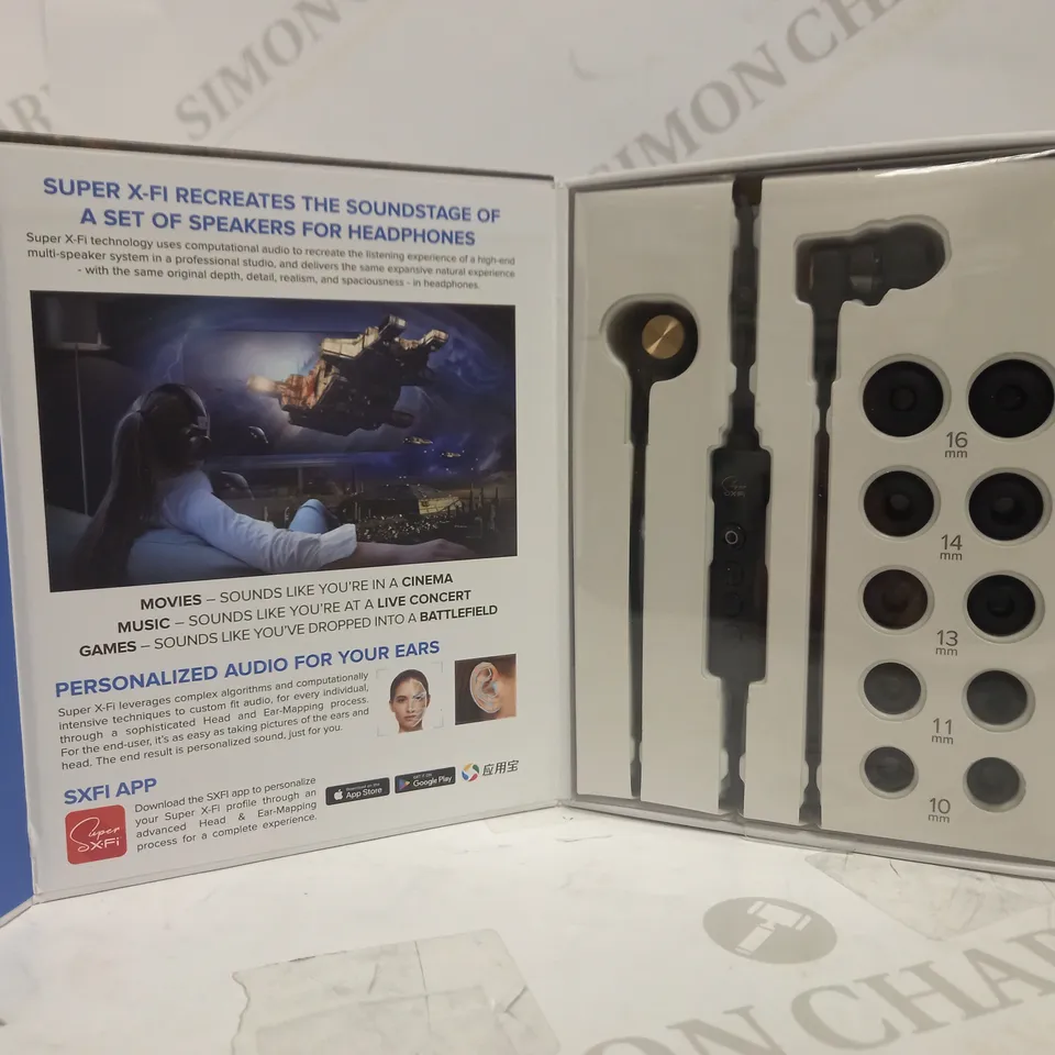 CREATIVE SXFI TRIO TRIPLE DRIVER SUPER X-FI EARBUDS