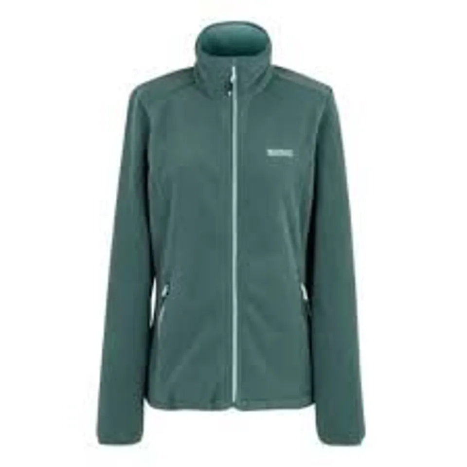 BRAND NEW REGATTA LADIES FLOREO IV FULL ZIP FLEECE IN SPRUCE GREEN - UK SIZE 14