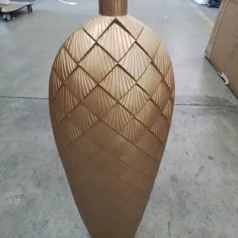 WALSENBURG GOLD 61CM RESIN FLOOR VASE