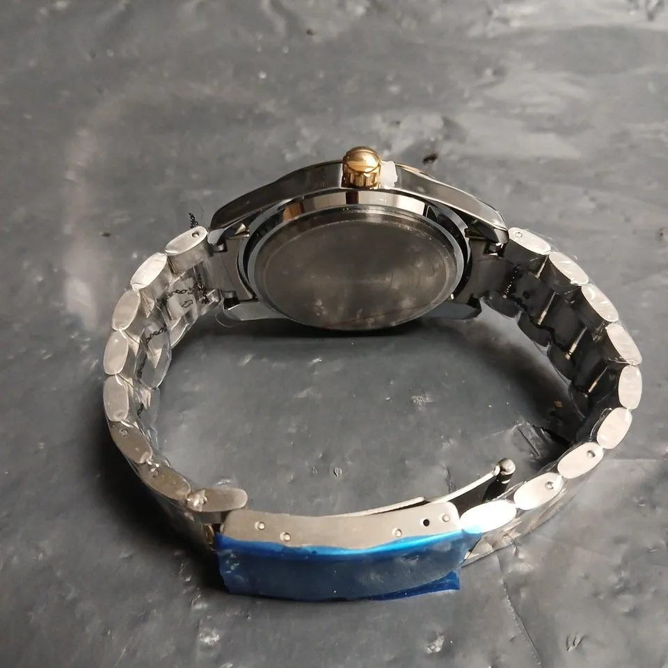 MENS ERNEST FERDINAND WATCH – GLOBAL DIAL – STAINLESS STEEL STRAP