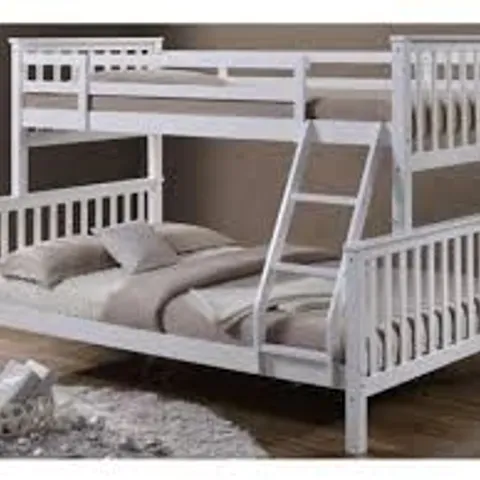 BOXED TRIPLE SLEEPER BUNK BED BY UK SLEEP DESIGN (2 BOXES)