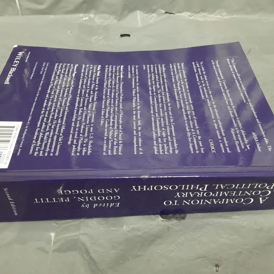 A COMPANION TO CONTEMPORARY POLITICAL PHILOSOPHY SECOND EDITION