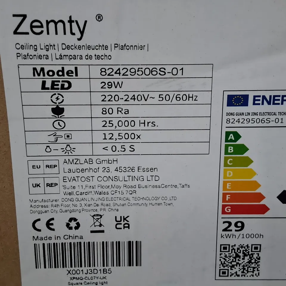 ZEMTY LED CEILING LIGHT