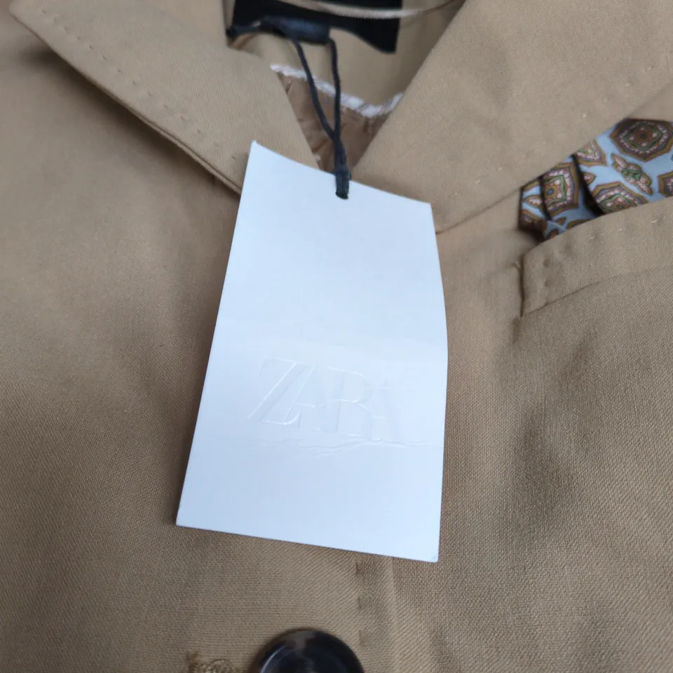 ZARA BEIGE BLAZER – UK SIZE L