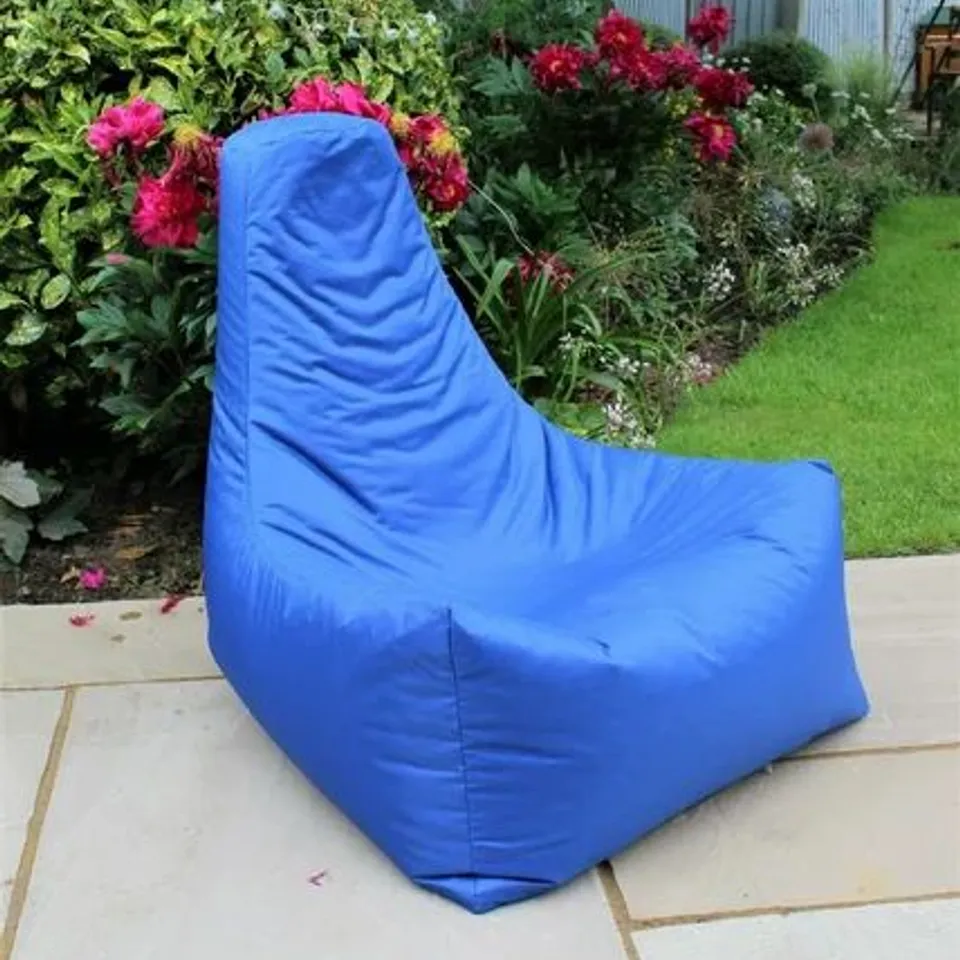 BEAN BAG LOUNGER UPHOLSTERY COLOUR BLUE 