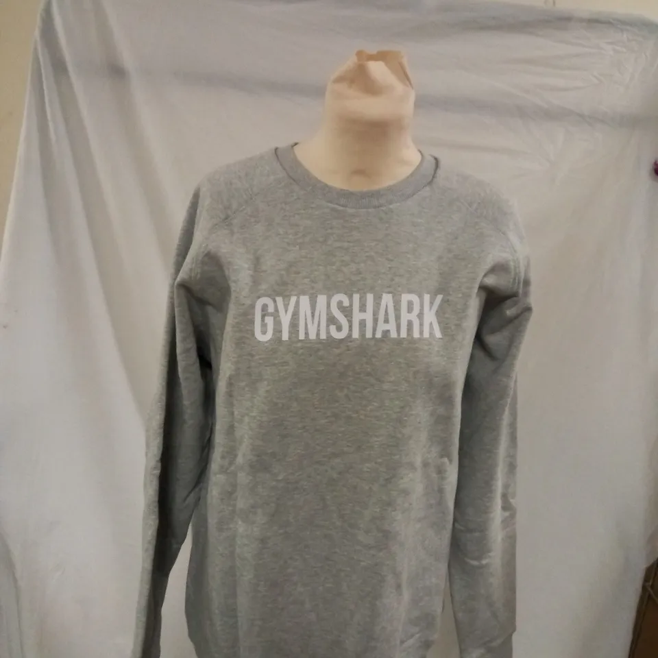 GREY GYMSHARK JUMPER SIZE L