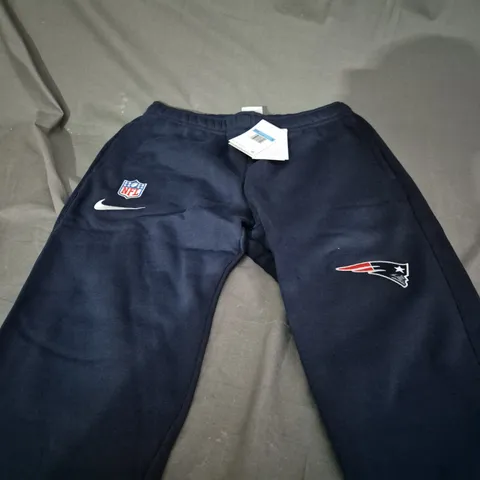 NIKE NEW ENGLAND PARIOTS NAVY JOGGERS - MEDIUM