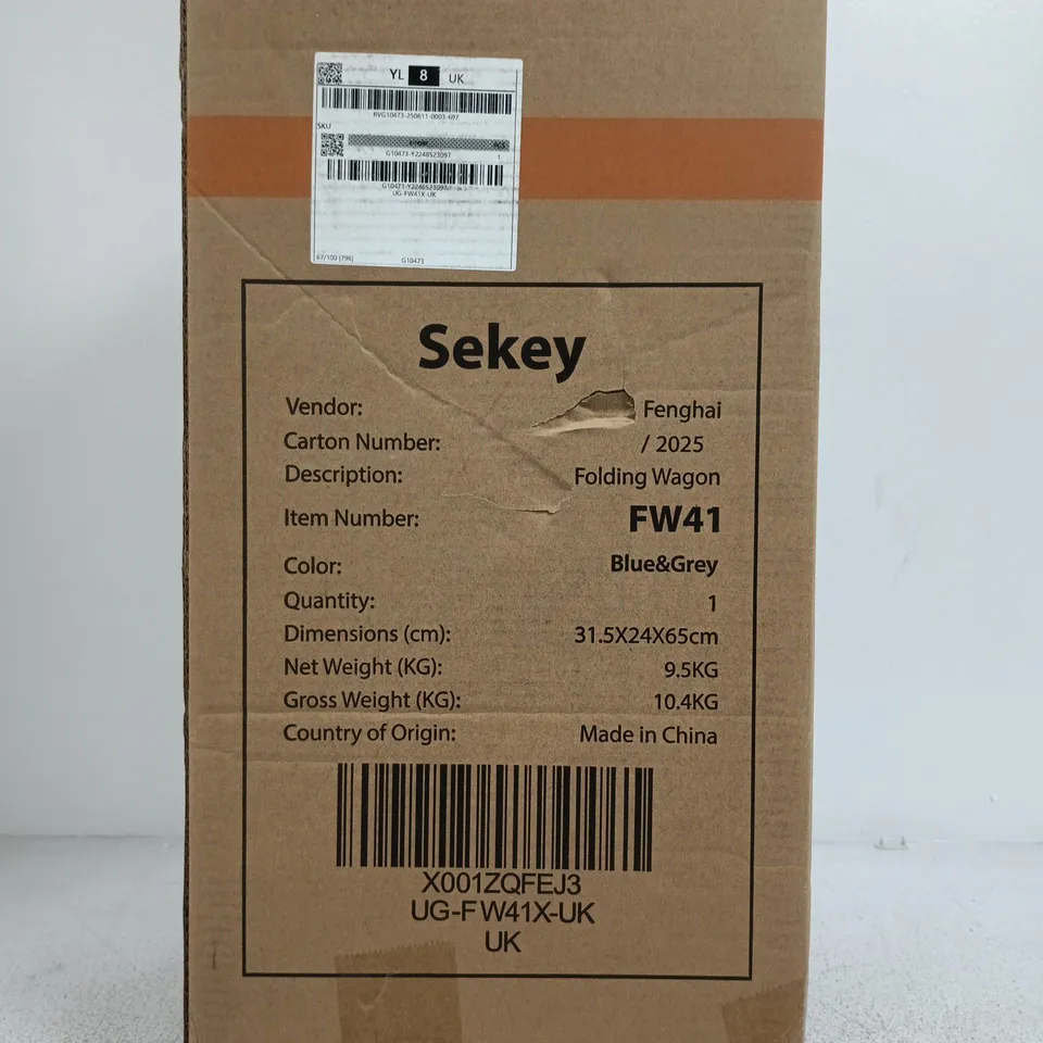 SEKEY FOLDING WAGON – BLUE & GREY, FW41