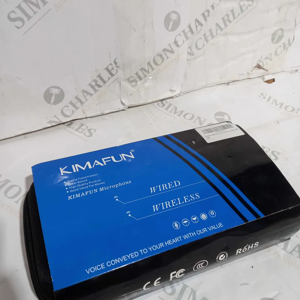 KIMAFUN UHF WIRELESS LAVALIER MICROPHONE SYSTEM TRANSMISSION