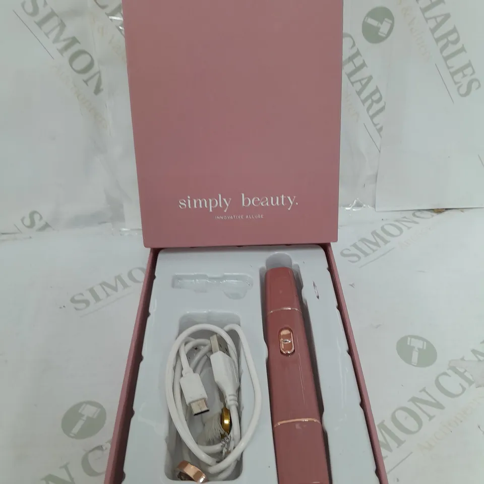BOXED SIMPLY BEAUTY 2 IN 1 SUPER SMOOTH FACE & BROWS HAIR REMOVER, BLUSH